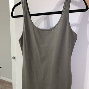 Olive green dress